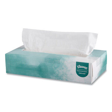 Kleenex® Naturals Facial Tissue For Business, Flat Box, 2-ply, White, 125 Sheets-box freeshipping - TVN Wholesale